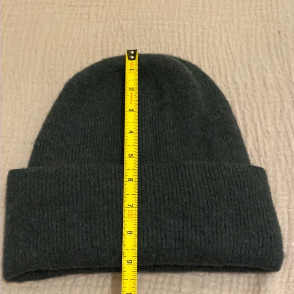 & Other Stories Forest Green Knit WOOL BLEND Hat